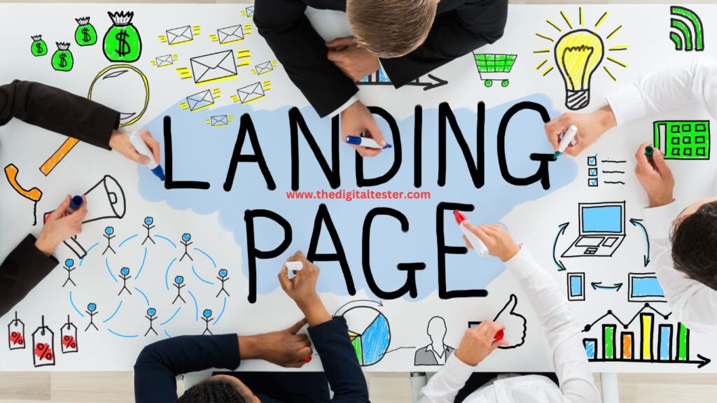 A landing page is a perfect place to gather data for a successful sales funnel