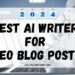 Best AI Writer for SEO Blog Posts 2024